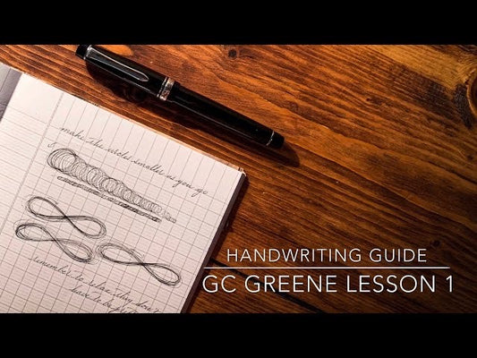 Handwriting Guide | GC Greene Lesson 1 (basic drills)