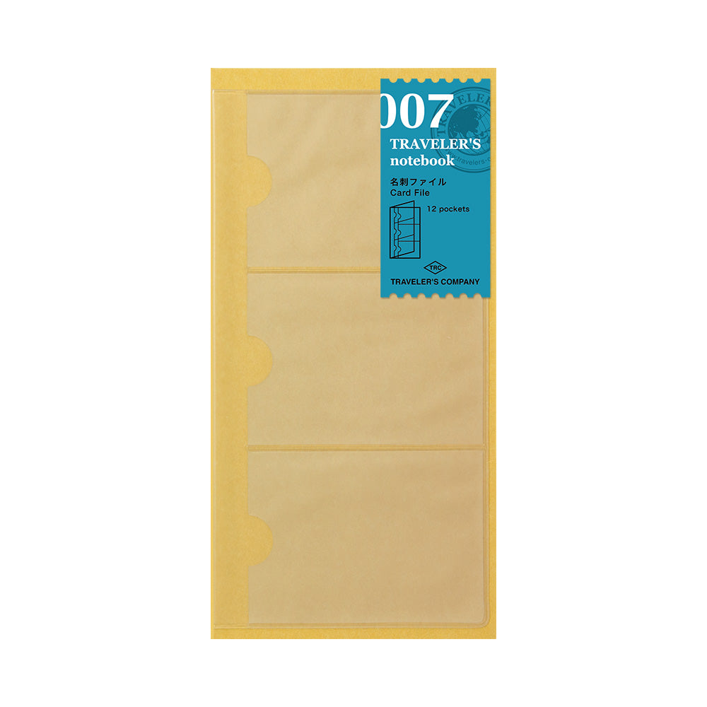 007 Regular Refill - Card File (12 Pockets)