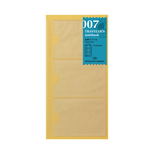 007 Regular Refill - Card File (12 Pockets)