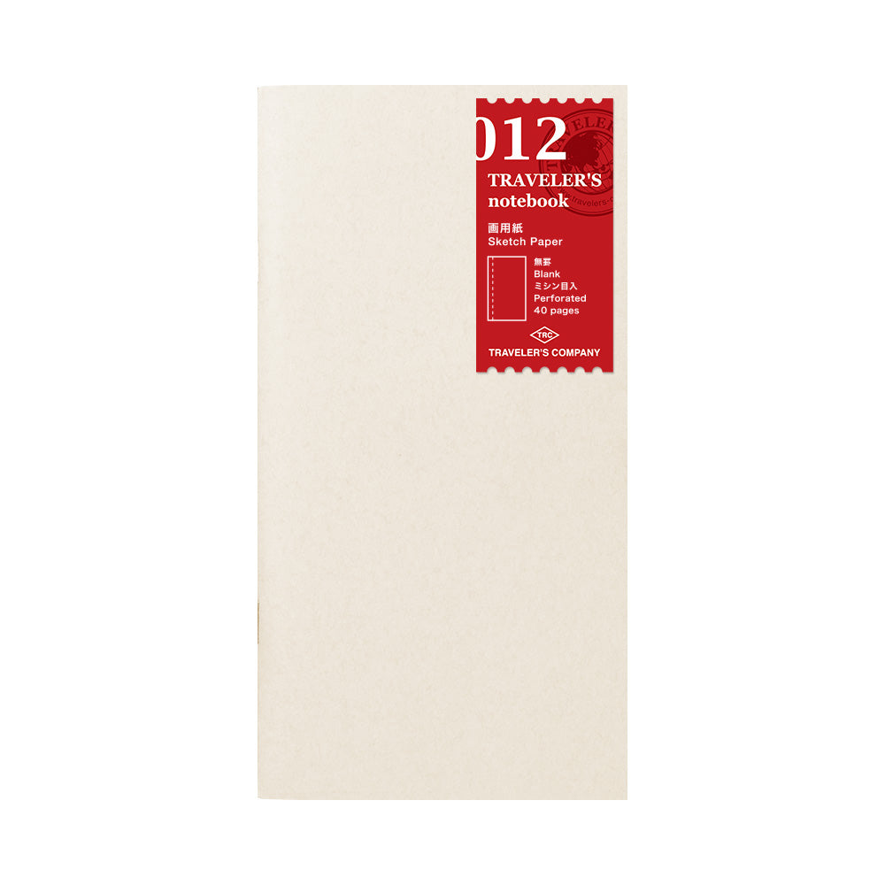 012 Regular Refill - Sketch Paper Notebook