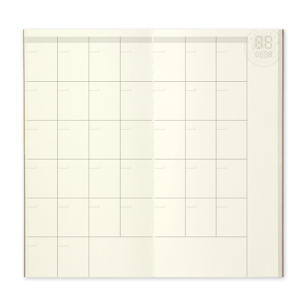 017 Regular Refill - Monthly Notebook