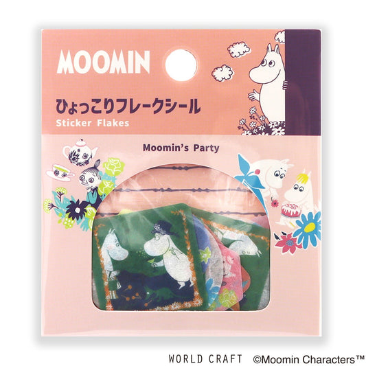 WORLD CRAFT x MOOMIN - Sticker Flakes - Moomin's Party - A Variation