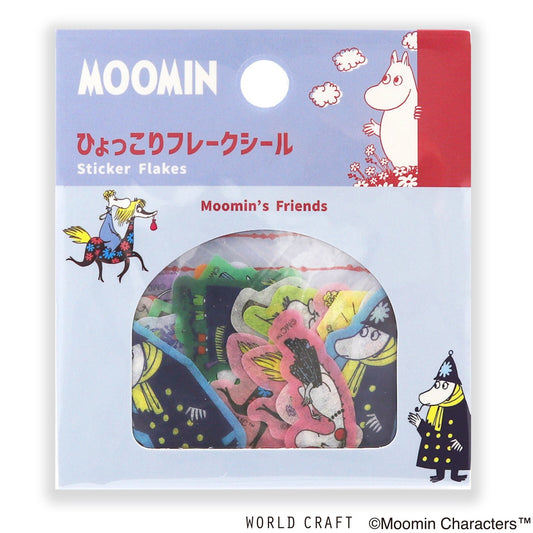 WORLD CRAFT x MOOMIN - Sticker Flakes - Moomin's Friends - A Variation