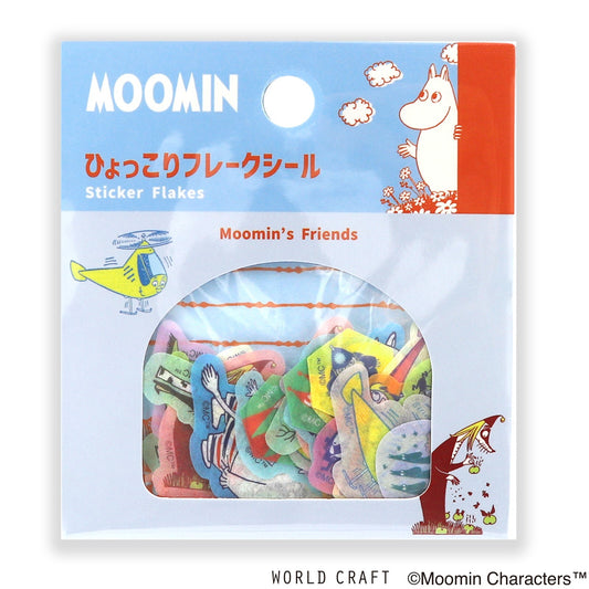 WORLD CRAFT x MOOMIN - Sticker Flakes - Moomin's Friends - B Variation