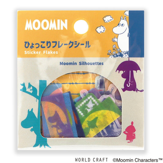 WORLD CRAFT x MOOMIN - Sticker Flakes - Moomin Silhouettes