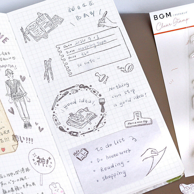 BGM - Clear Stamps - Stationery