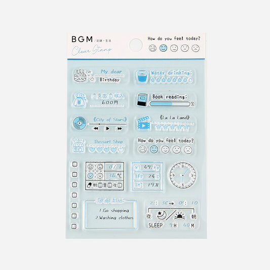 BGM - Clear Stamps - Record Life