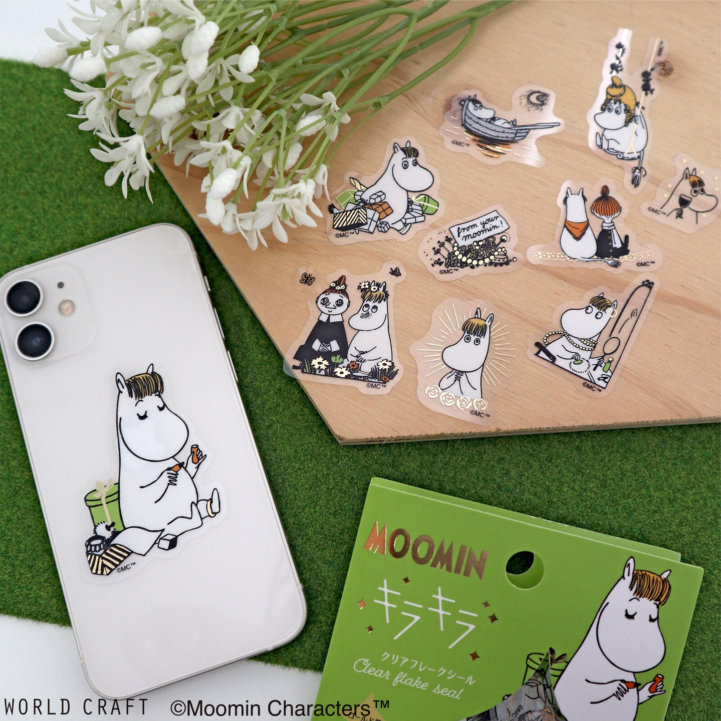 WORLD CRAFT x MOOMIN - Sticker Flakes - Snork Maiden