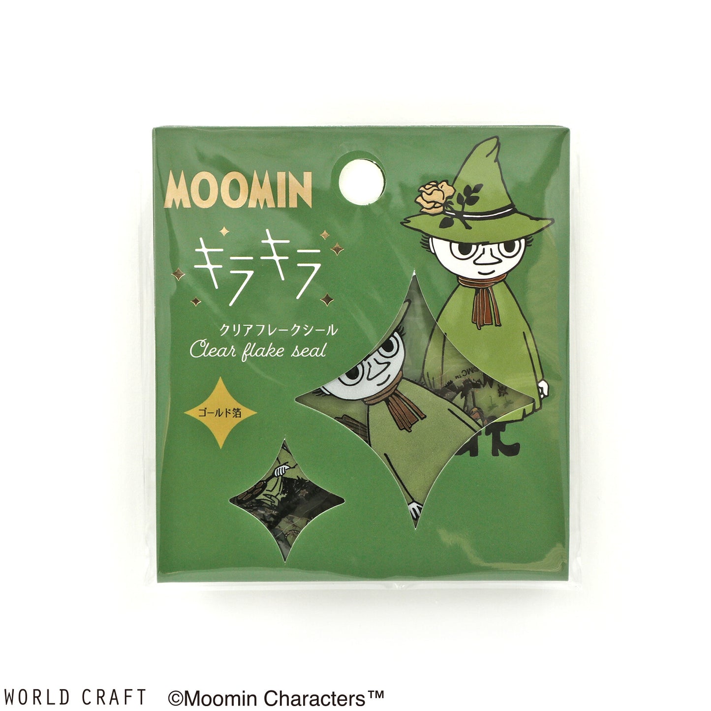 WORLD CRAFT x MOOMIN - Sticker Flakes - Snufkin