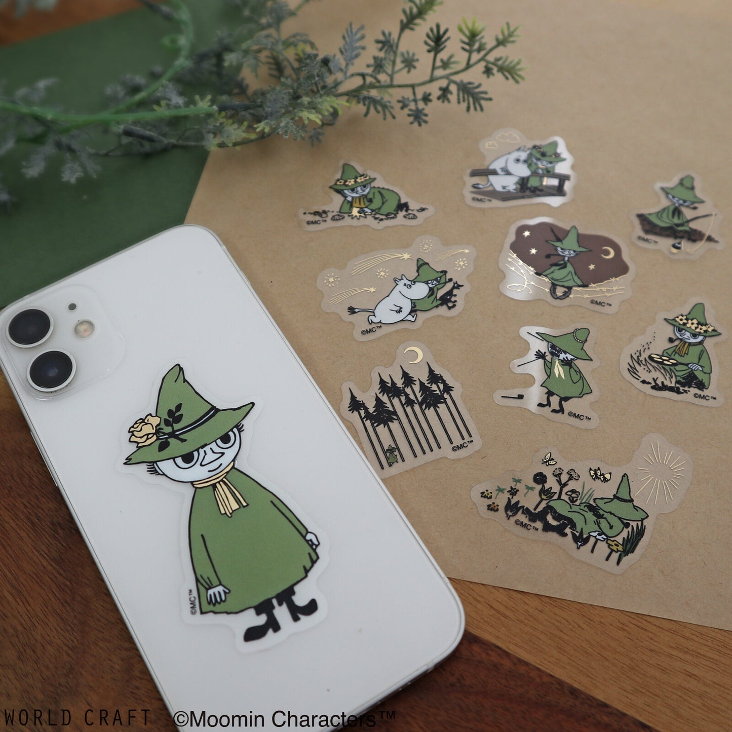 WORLD CRAFT x MOOMIN - Sticker Flakes - Snufkin