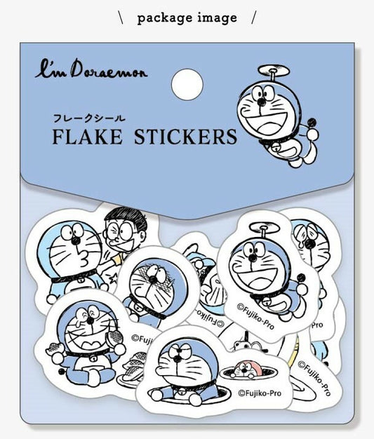 Marimo Craft - Die-Cut Sticker Flakes - Doraemon