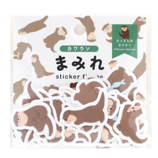 WORLD CRAFT - Sticker Flakes - Sea Otter