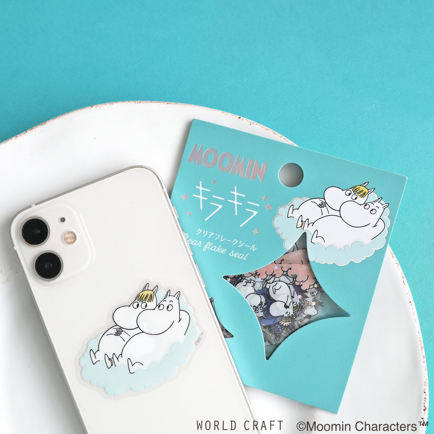 WORLD CRAFT x MOOMIN - Sticker Flakes - Moomin & Snork Maiden