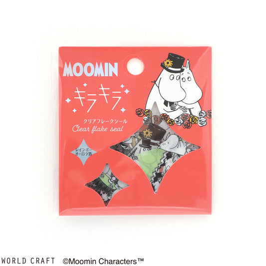 WORLD CRAFT x MOOMIN - Sticker Flakes - Moominpappa & Moominmamma