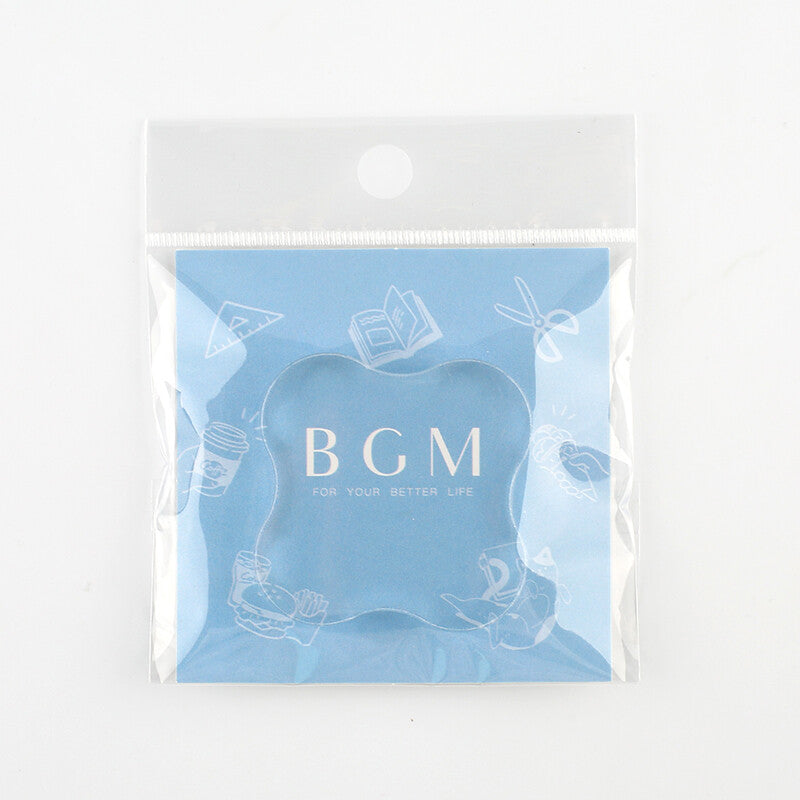 BGM - Acrylic Stamp Block - Wavy