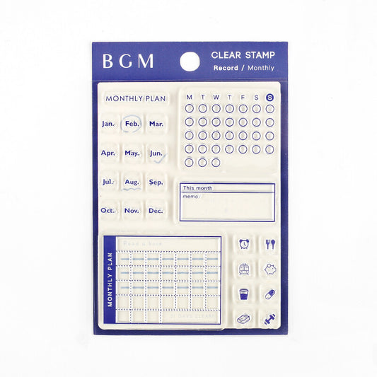 BGM - Clear Stamps - Monthly