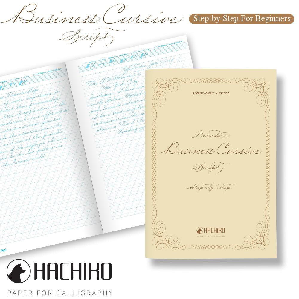 HACHIKO AWG x Taipoz "Practice Business Cursive Script"