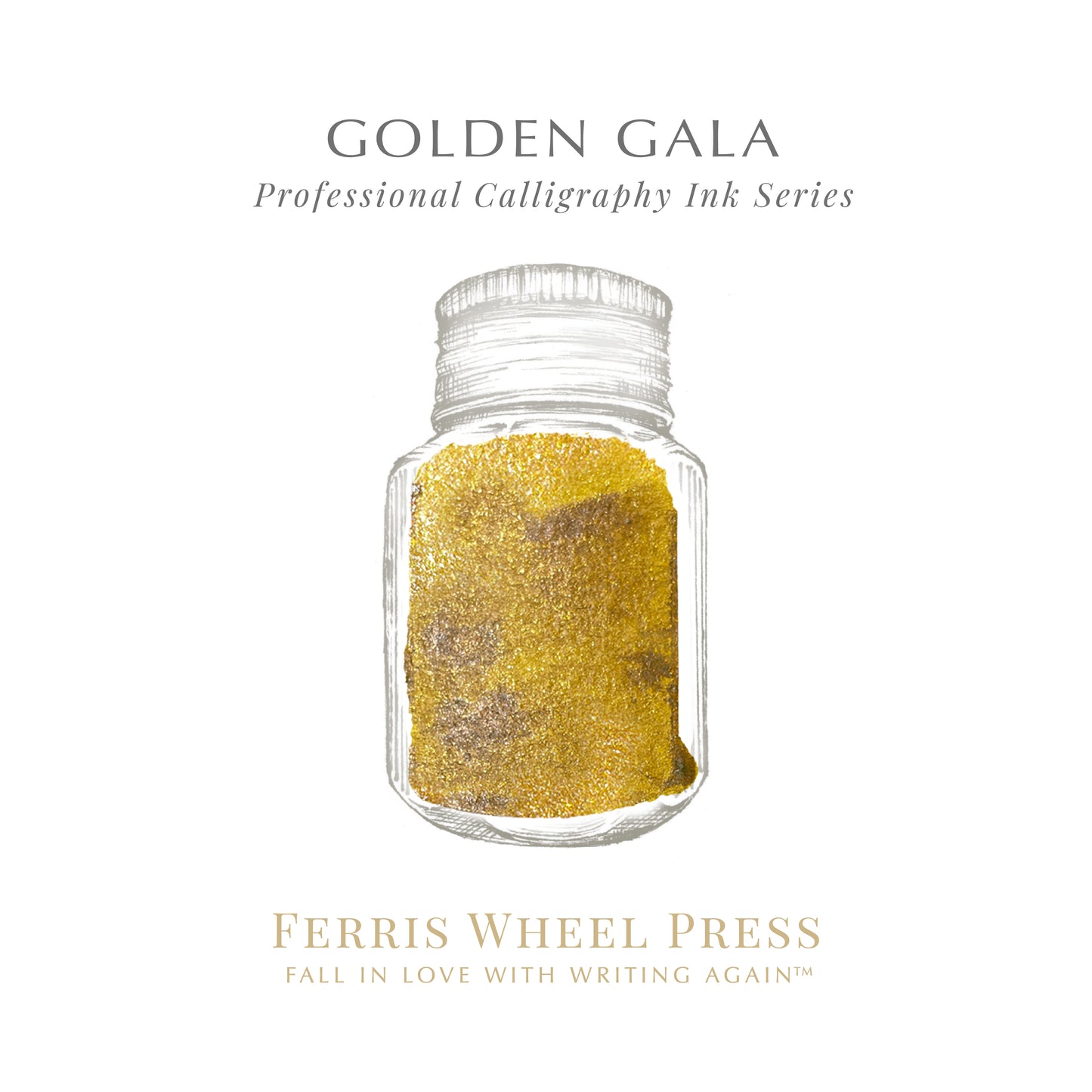 Ferris Wheel Press Calligraphy Ink - Golden Gala