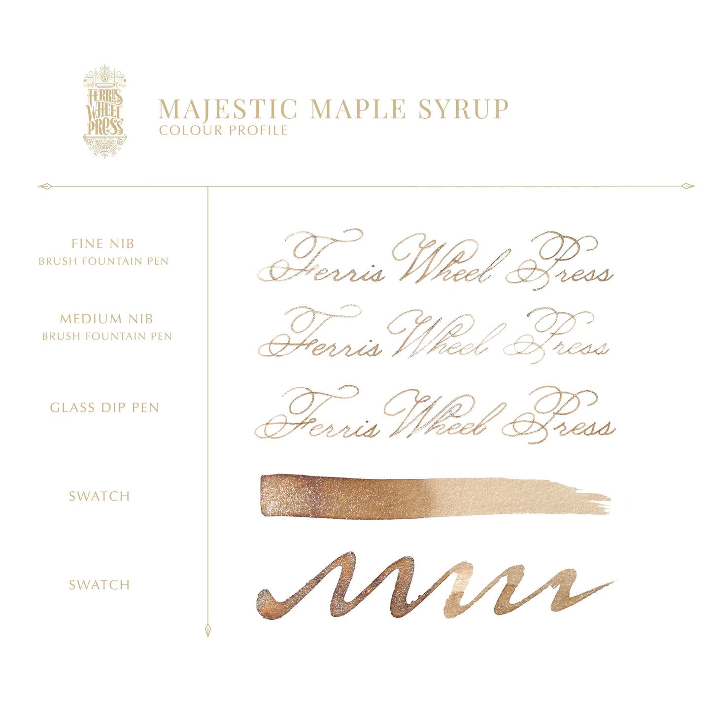 Ferris Wheel Press - Majestic Maple Syrup Ink