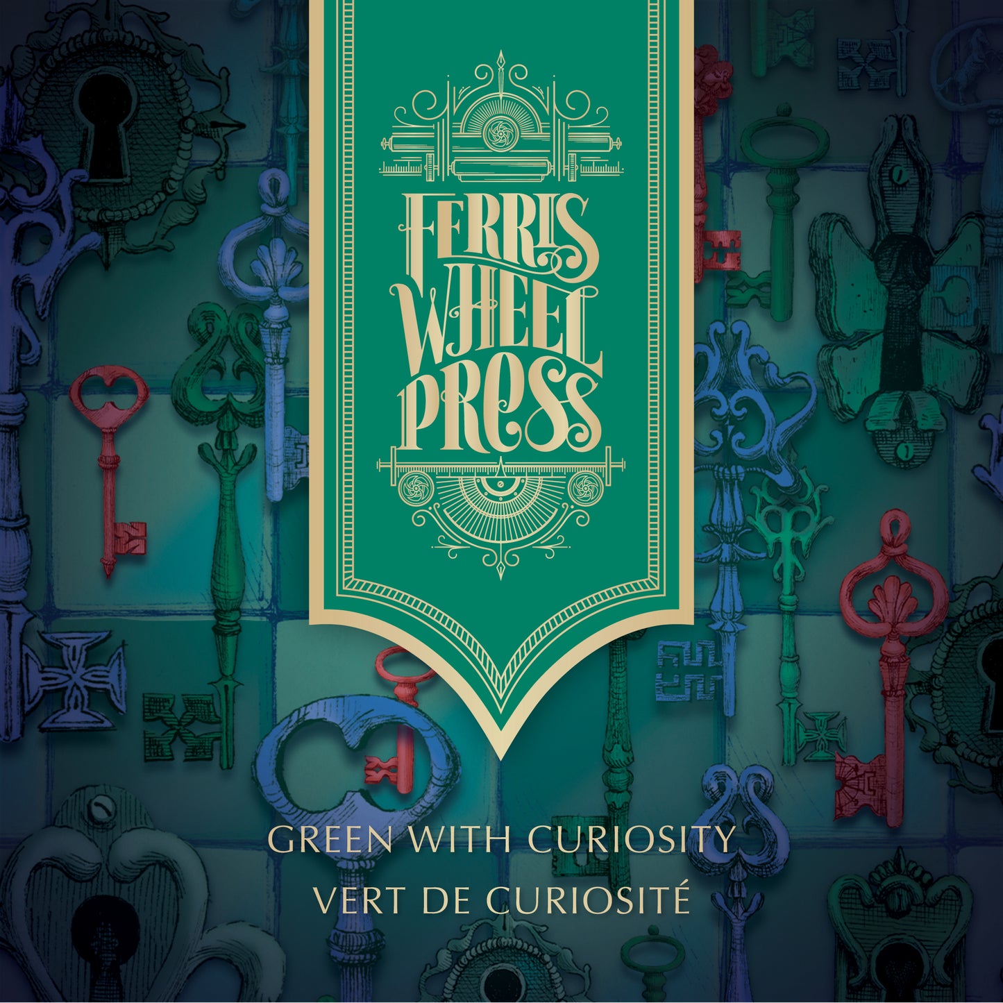 Ferris Wheel Press - Down the Rabbit Hole - Green with Curiosity