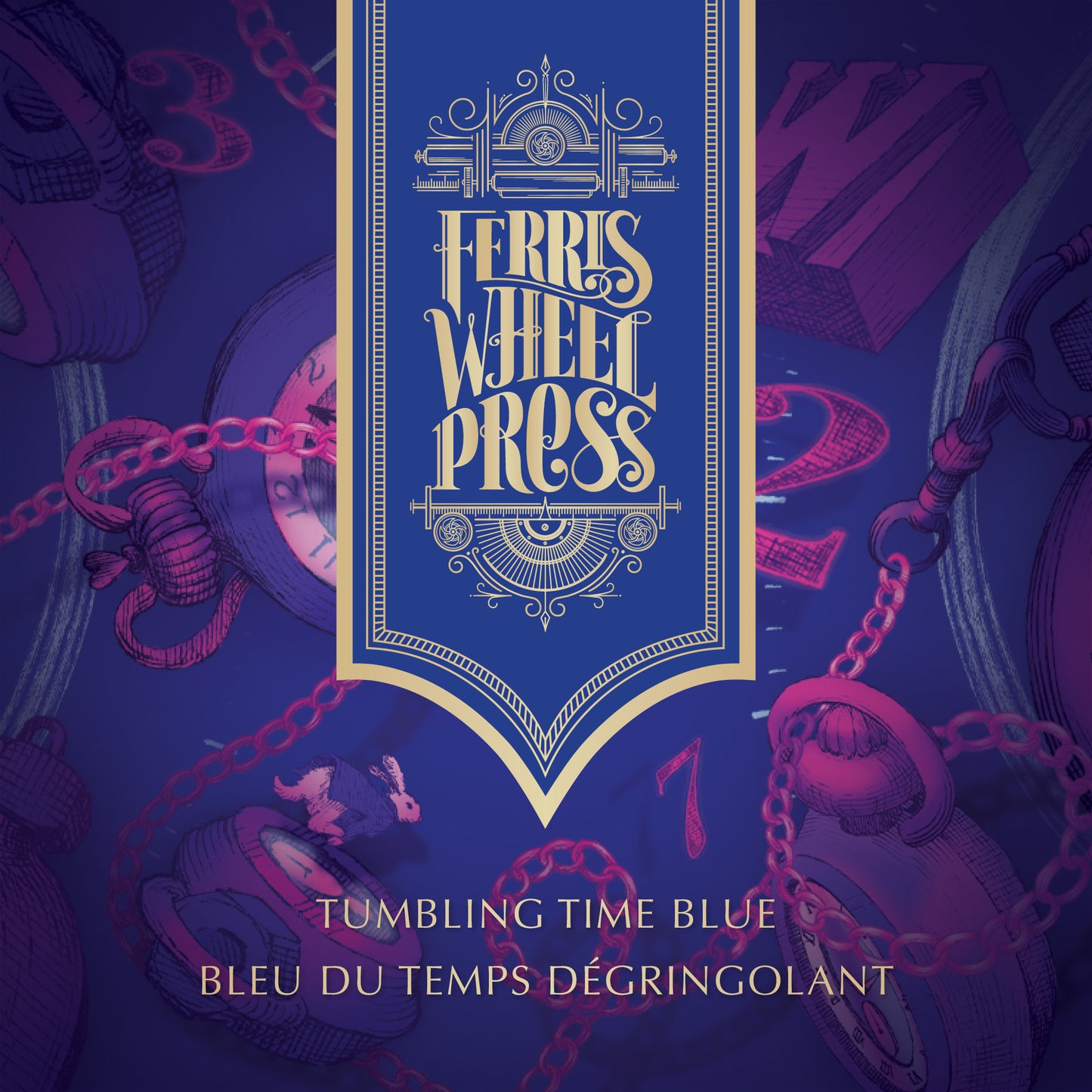 Ferris Wheel Press - Down the Rabbit Hole - Tumbling Time Blue