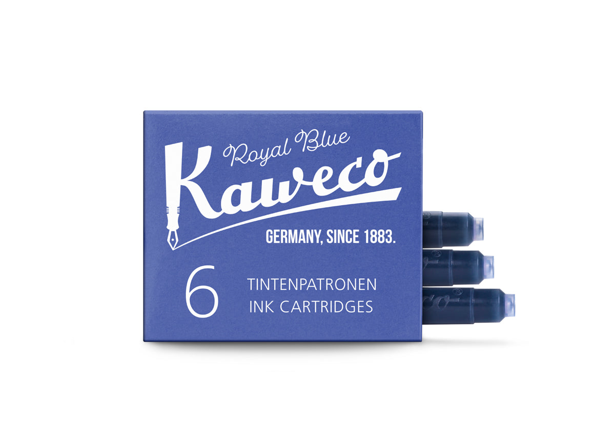 Kaweco 6-Pack Ink Cartridges - Royal Blue