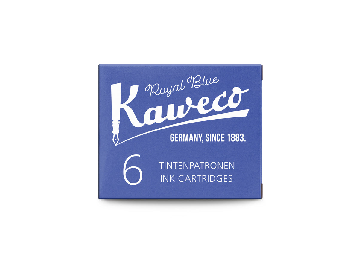 Kaweco 6-Pack Ink Cartridges - Royal Blue