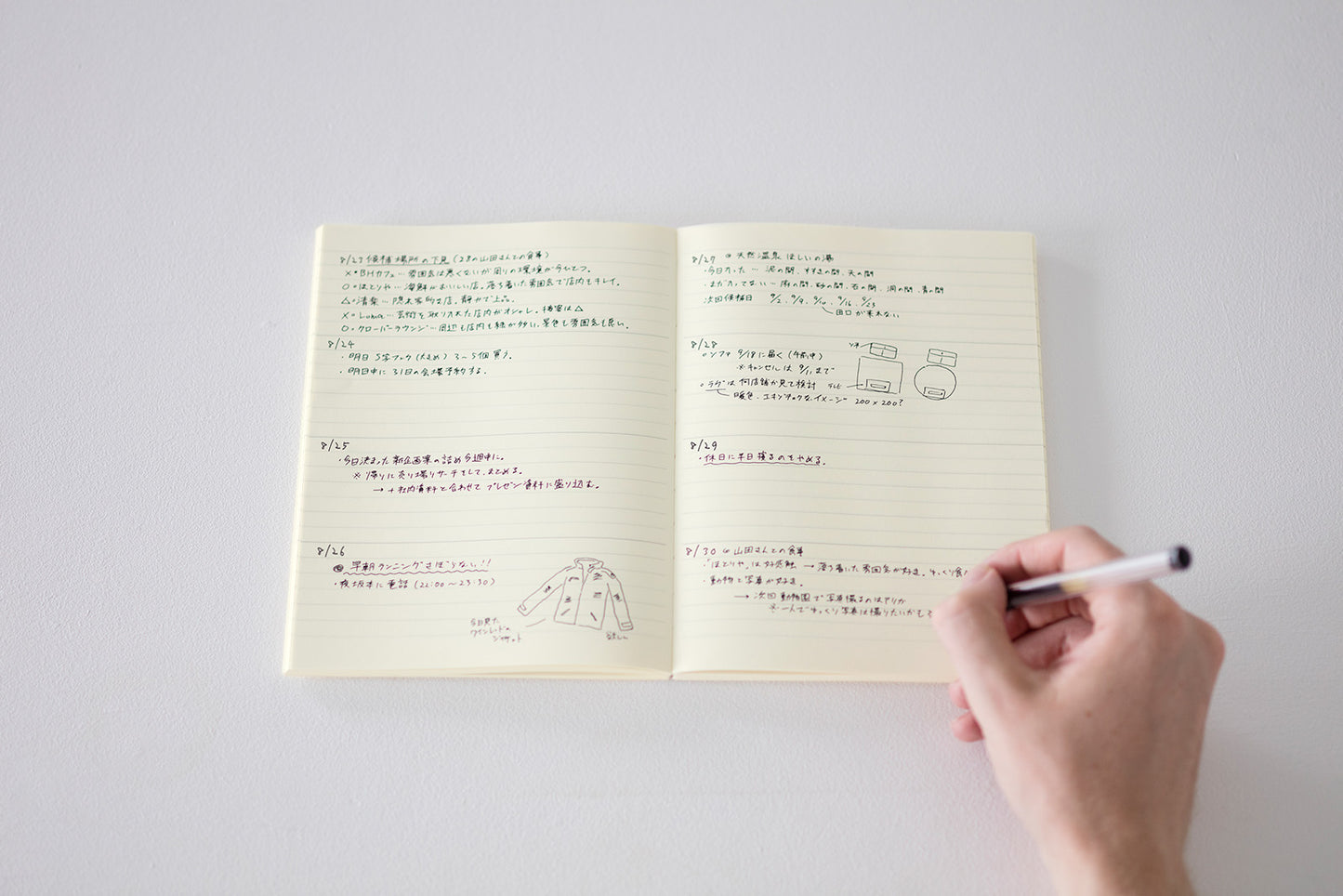 Midori MD Notebook Diary 2024