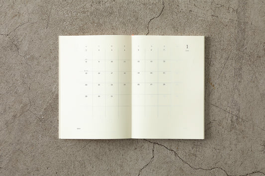 Midori MD Notebook Diary 2024 - Thin