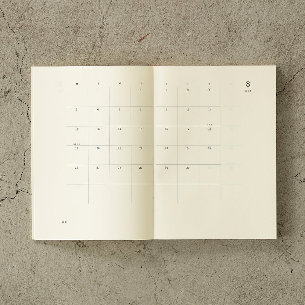 Midori MD Notebook Diary 2024